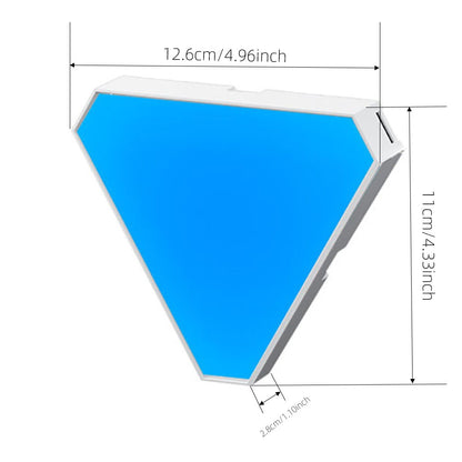 LED Triangular Quantum Lamp RGB Wall Lamp